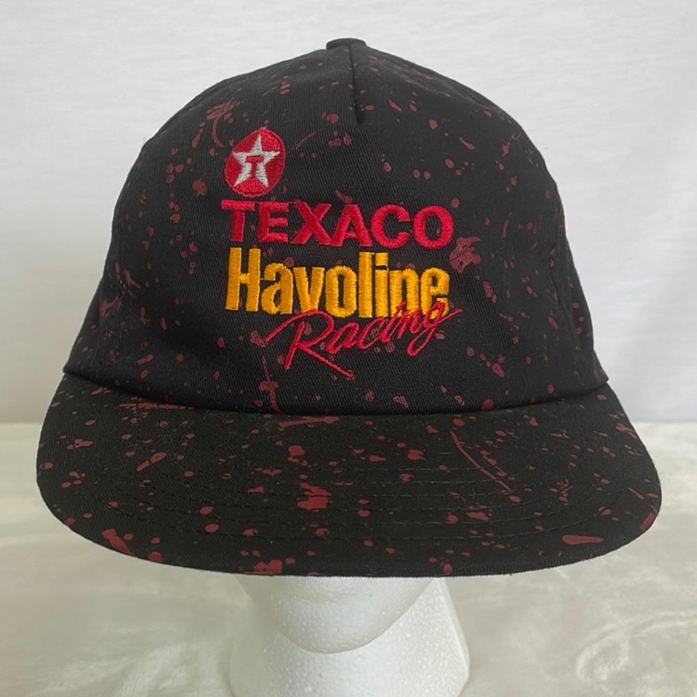 Vintage Texaco Havoline Racing Snapback Hat Made in USA